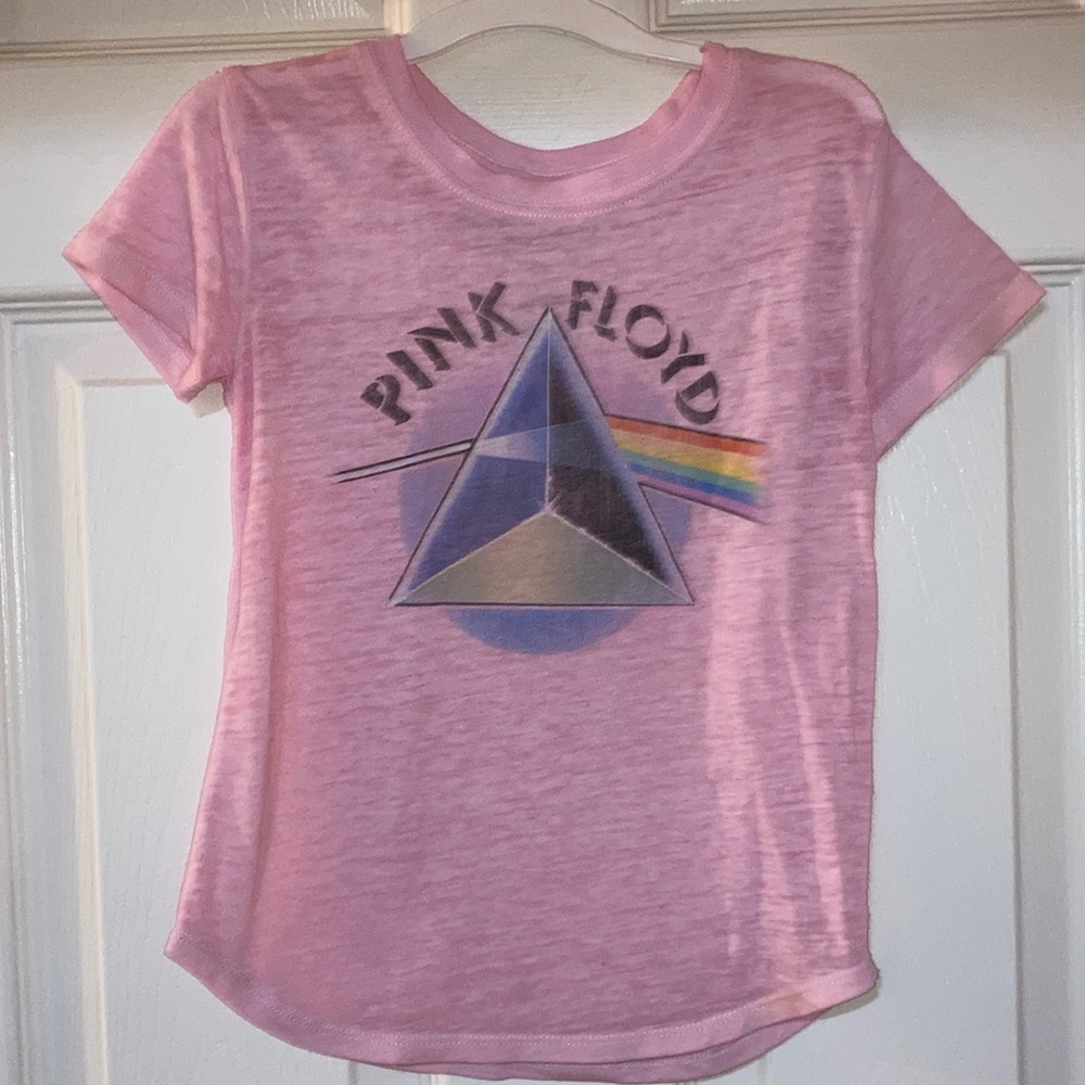 Pink Floyd tee size 4T, slightly see through material but cute